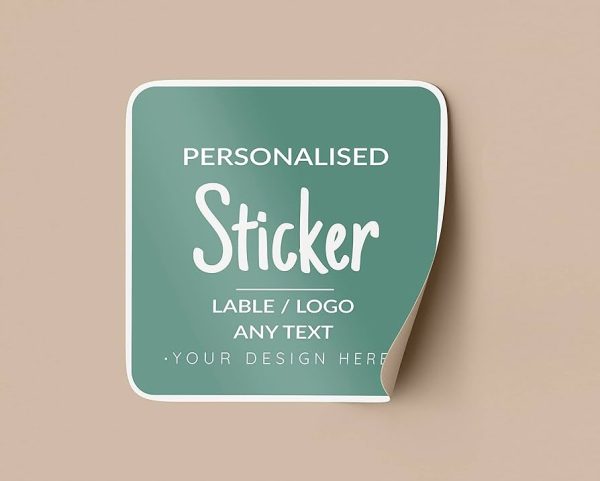 Rounded Square Stickers USA